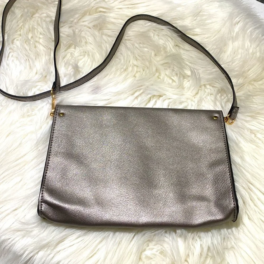 Summer & Rose Celine Crossbody  Steel Handbag Purse